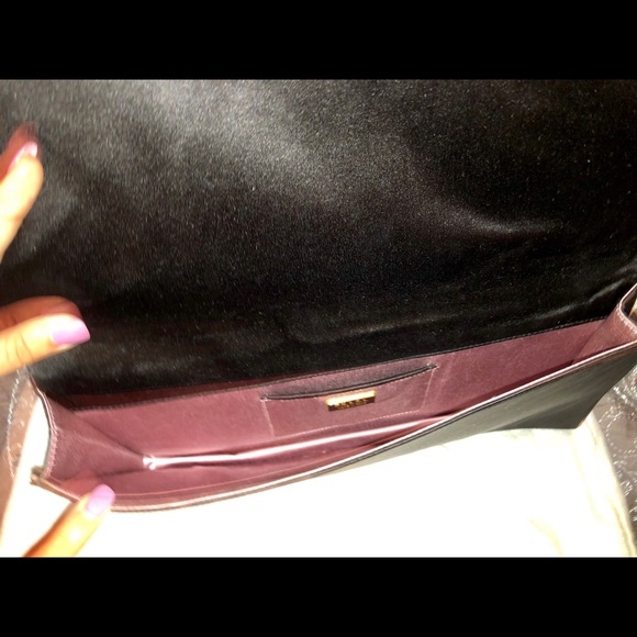 Prada Black Satin Pochette Clutch - Picture 3 of 7